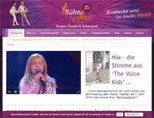 Tablet Screenshot of buehnefrei.org
